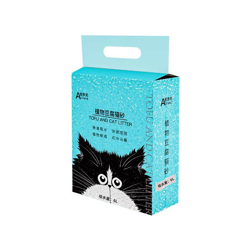 澳泰克绿茶豆腐猫砂包邮20公斤低尘豆腐砂易结团可冲马桶2 mm