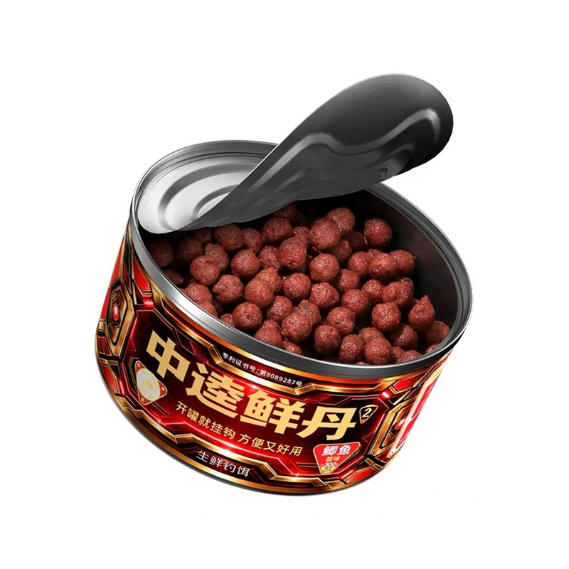 梦达中鲜丹二代草鱼饵料逵适用野钓鲫鱼饵黑坑鲤青鱼仙丹颗粒挂钩