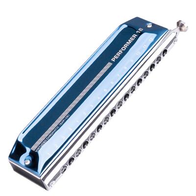 16孔64音C调半音阶口琴专业演奏