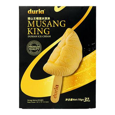 猫山王榴莲冰淇淋3支/盒