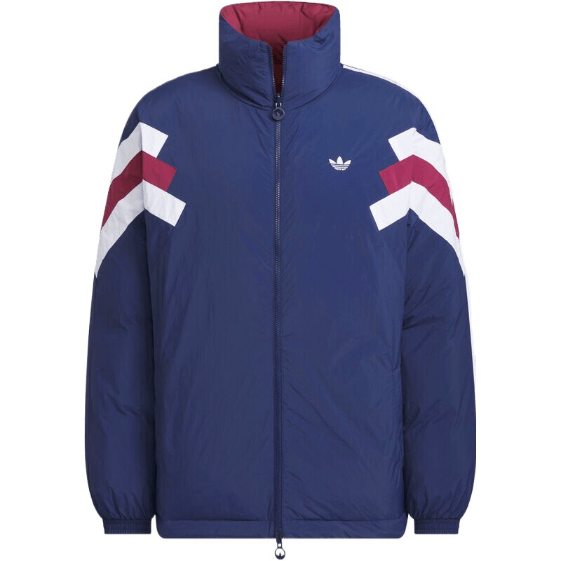 adidas阿迪达斯三叶草男子运动休闲保暖立领羽绒服外套KF9609