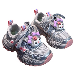 女童运动鞋2026新款网面透气春秋季儿童轻便老爹鞋女款小童中童女