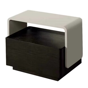 Million feel意式极简床边柜北欧创意奶油风Alana设计师款床头柜