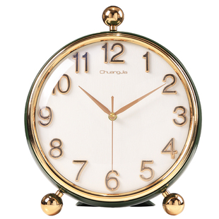 座钟客厅2025新款大气高端高颜值钟表摆放式复古创意摆台式时钟