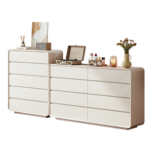 实木五斗柜客厅靠墙抽屉柜卧室置物柜2025新款床尾柜大容量储藏柜