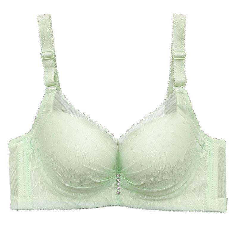 内衣女文胸聚拢加厚薄款有钢圈收副乳性感少女学生日系小胸罩上托