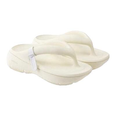 【现货】GROVE EDGE韩版厚底踩屎感人字拖鞋女夏小众白色沙滩凉拖