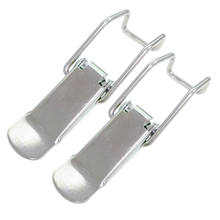 不锈钢搭扣鸭嘴扣115B铁镀镍设备箱包锁扣工业机械弹簧工具箱卡扣