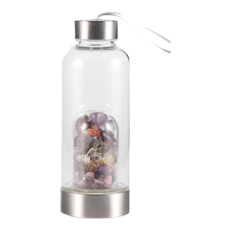 水樽水晶玻璃商用纯色手工能量杯