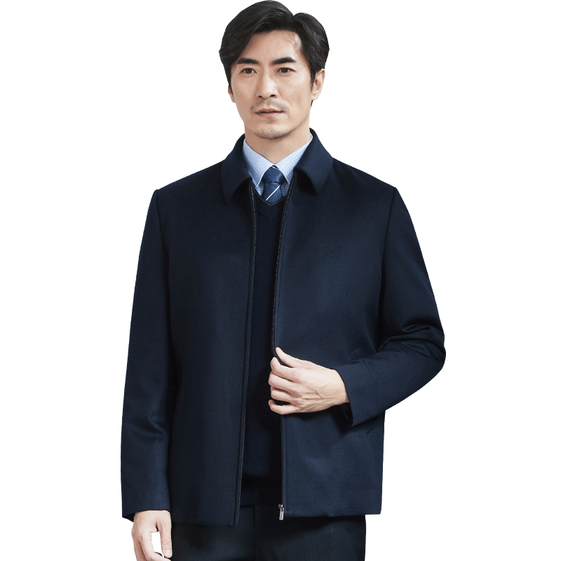 保暖商务中年男士外套