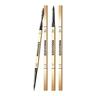 MINSHZEE茗希芝小金条眉笔极细防水汗持久不掉色不晕染超细头