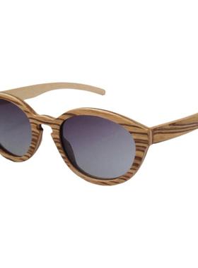 墨镜时尚风椭圆形灰色偏光镜片