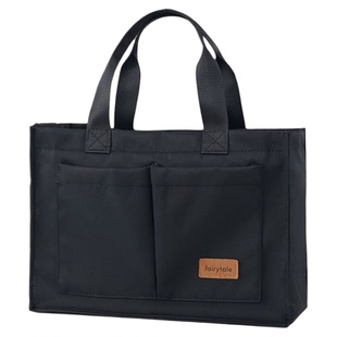 男女同款百搭通勤手提包大容量电脑包a4文件袋单位上班商务公文包