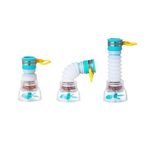 厨房通用水龙头防溅花洒过滤器延伸器可旋转伸缩自来水节水滤水器