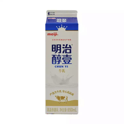 醇壹纯鲜牛奶牛乳明治