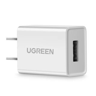 绿联5v1a2a充电头双usb插头多口适用苹果华为oppo小米安卓手机平板耳机台灯风扇小功率通用数据线充电器5v1a