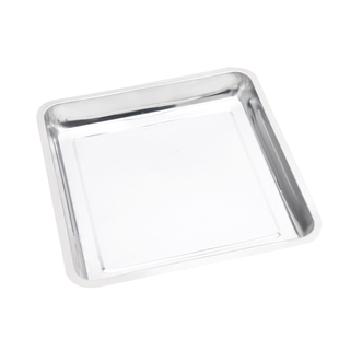 304不锈钢托盘正方形菜盘烧烤盘四方形餐盘蒸饭盘子食物商用饭盘
