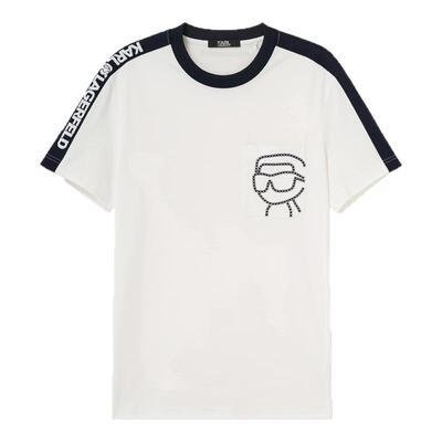 KARL LAGERFELD【100%棉】圆领短袖T恤2026年夏季新品老佛爷男装