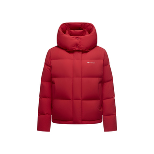 坦博尔25年冬季新款女士羽绒服保暖时尚户外休闲短款加厚经典外套