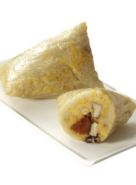 广东恩平海胆鲍鱼瑶柱蛋黄肉粽