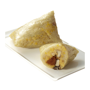 广东恩平粽子肉粽绿豆蛋黄海胆粽鲍鱼瑶柱海鲜粽子江门咸肉蛋黄粽