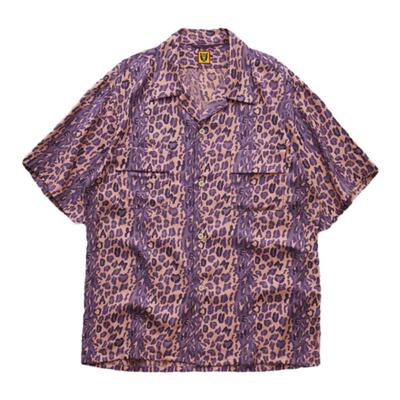 HUMANMADE日产豹纹人造丝衬衫