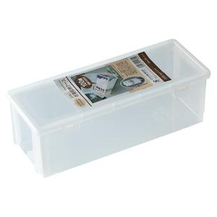 日本品牌翻盖筷子盒厨房家用带盖勺子刀叉餐具长方形面条收纳盒子