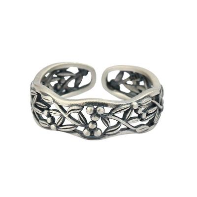宫里上新正品镂空925纯银戒指
