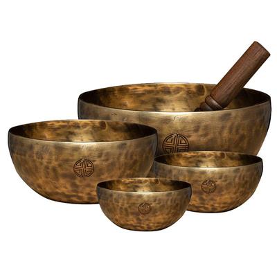 手工颂钵静心钵满月钵盂装饰摆件