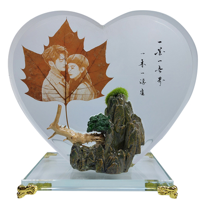 叶雕定制照片结婚生日纪念日礼物