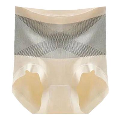 新款无缝中高腰女士收腹裤美体裤