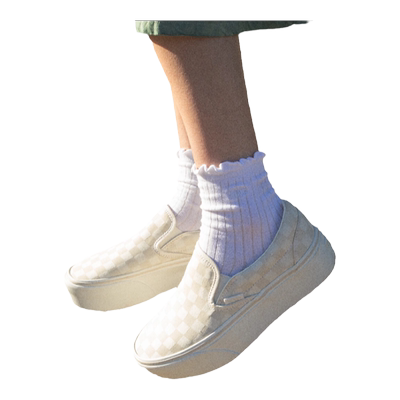 Vans/范斯男女情侣款板鞋厚底一脚蹬休闲运动户外棋盘格帆布春夏