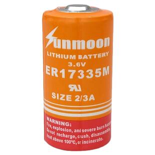 Sunmoon日月ER17335M智能水表煤气表PLC烟雾报警器3.6V锂电池2/3A