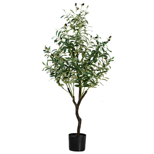 橄榄树仿真绿植高端轻奢装饰室内盆栽落地大型仿生假植物客厅摆件