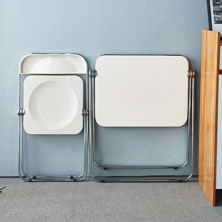 折叠椅办公室会议椅休闲餐厅套装亚克力靠背椅现代桌椅透明