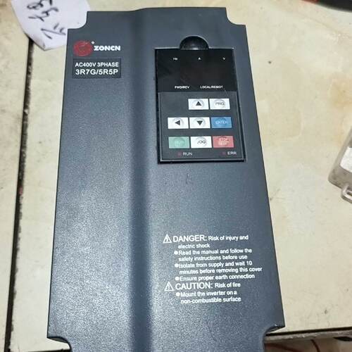 溢价-众晨H6400S变频器，3.7kw成色很好，现场