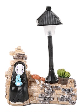 可爱呆萌无脸男树脂小夜灯摆件