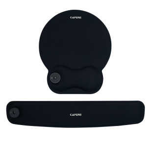 CAPERE(铠雷)发热鼠标垫慢回弹护腕键盘垫暖手垫柔软舒适温暖办公