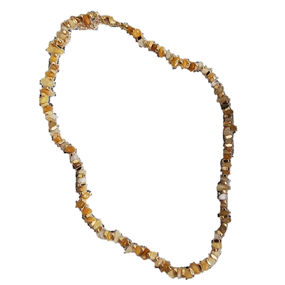 石头项链女碎石天然原石手链叠戴