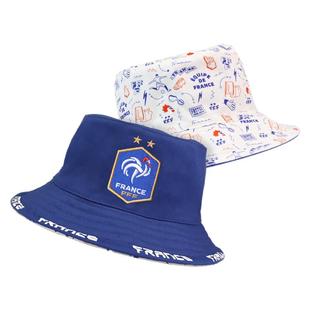 法国国家队官方商品丨双面渔夫帽遮阳帽姆巴佩周边时尚户外帽子