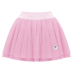 PomPeche彭派奇女子网球裙速干网纱裙裤羽毛球跑步运动半身短裙