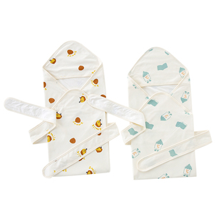 麦拉贝拉新出生的婴儿抱被春秋季男女宝宝产房襁褓纯棉保暖睡袋