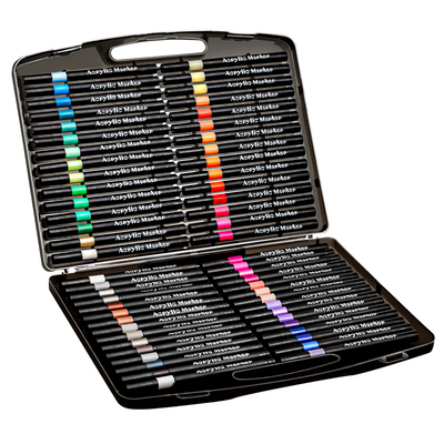 小学生美术专用软头丙烯马克笔