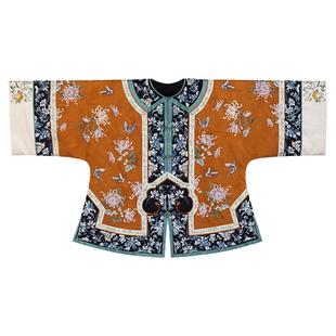 菊风疏影丨一城风絮丨春秋香云纱绣花如意对襟挽袖褂袍原创款上衣