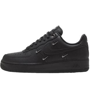 【自营】Nike耐克女鞋AFI黑银四勾 空军一号运动鞋HQ1180-001女子