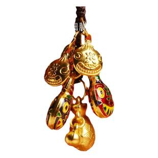 敦煌研究院 敦煌来福金属多宝挂饰 汽车钥匙挂件男女士好运挂饰