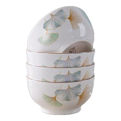 釉下彩陶瓷年轻人吃米喝汤饭碗