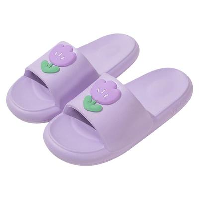 女EVA一字型可爱凉拖鞋