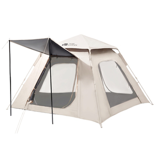 牧高笛零动155公园全自动速开帐篷户外露营装备黑胶防晒便携折叠