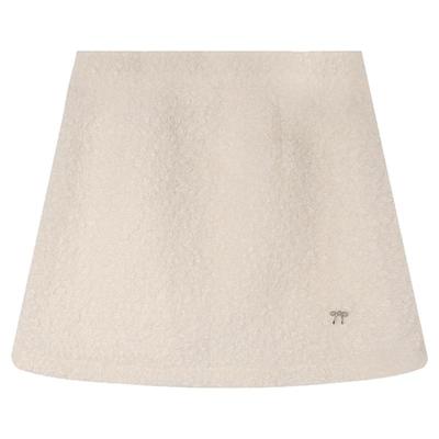 白鹿语韩系厚款高腰简约A字裙